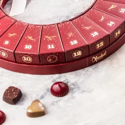 Julekalender – smuk julekrans med chokolade fra Xocolatl