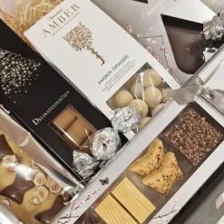Julekurv - elegant julehilsen med rødvin og chokolade