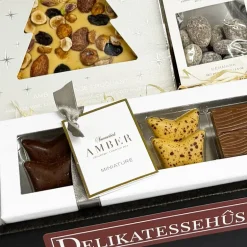 Julekurv med luksus chokolade fra Summerbird