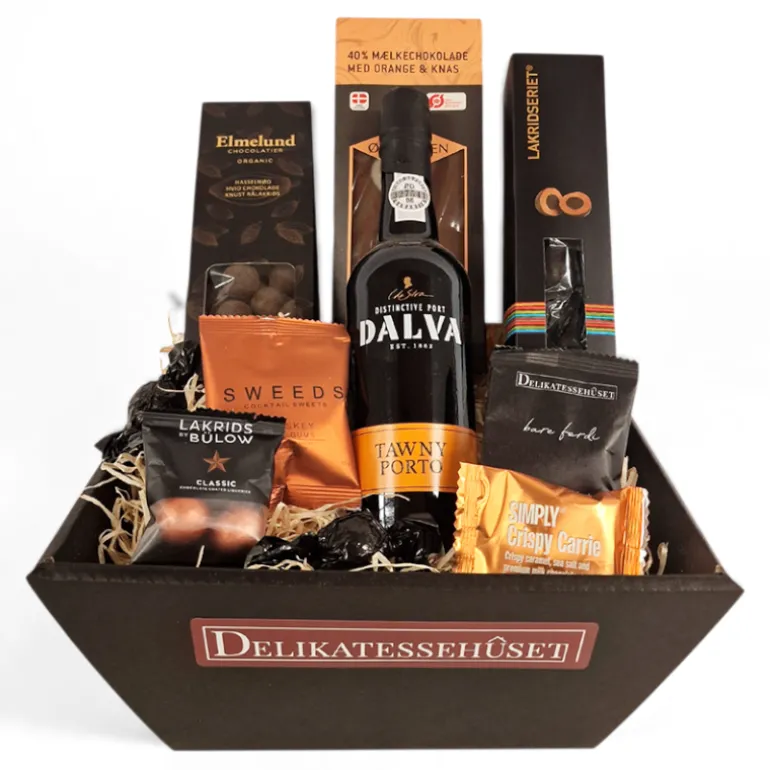 Julekurv - med portvin, lakrids og chokolade