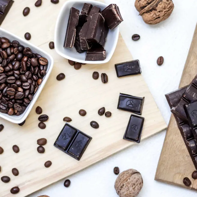 Kaffe med Chokolade