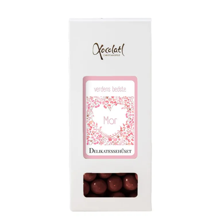 Kiksekugler med chokolade i æske - vælg variant