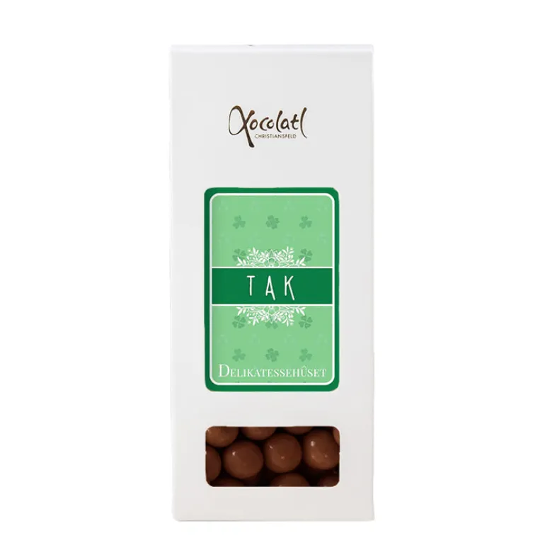 Kiksekugler med chokolade i æske - vælg variant