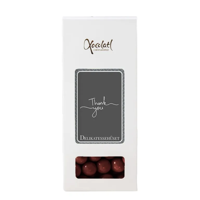 Kiksekugler med chokolade i æske - vælg variant