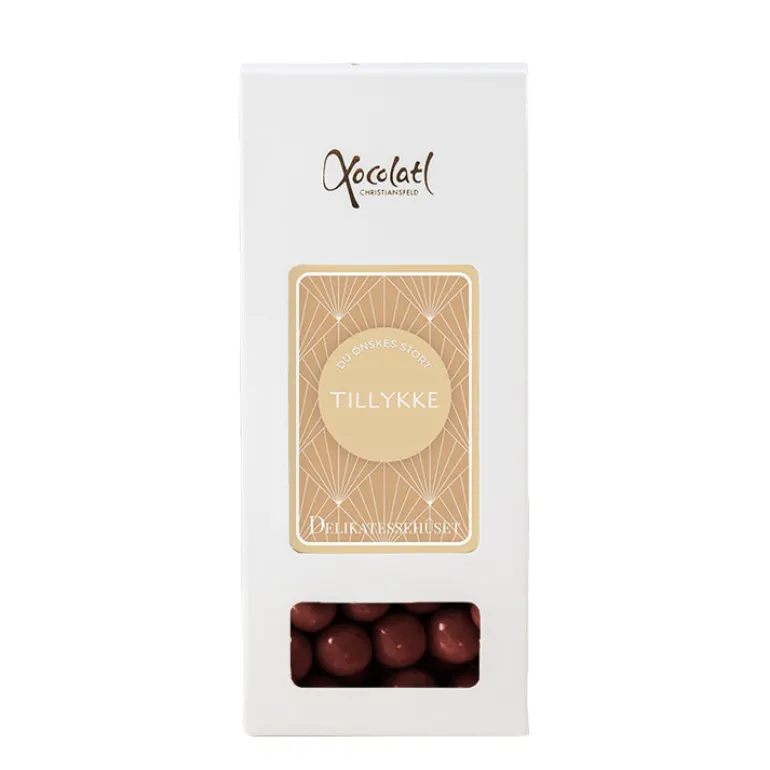 Kiksekugler med chokolade i æske - vælg variant