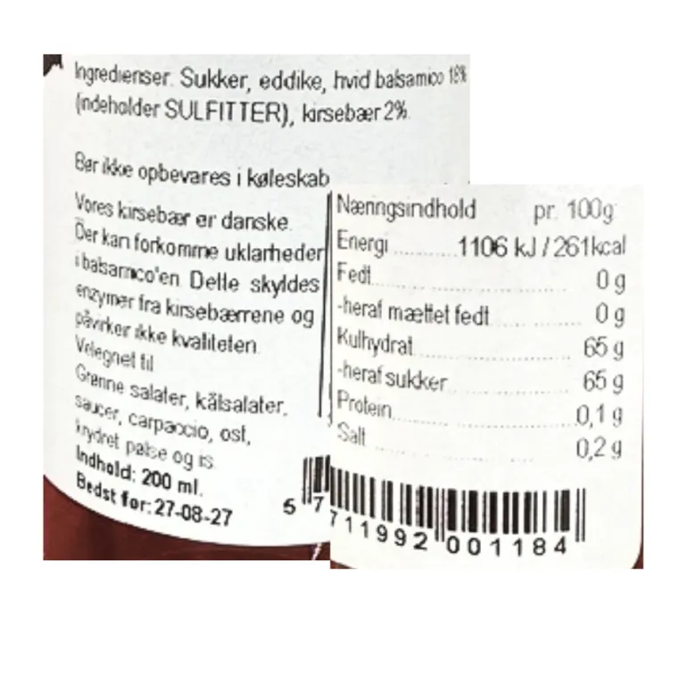 Kirsebær balsamico - Hr. Skov