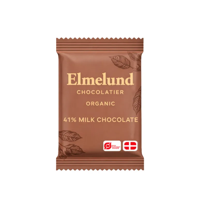Økologisk mini mælkechokolade 41% - Elmelund Chocolatier
