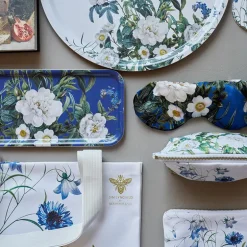 Kosmetiktaske | Clutch | Penalhus | Blue Flower Garden