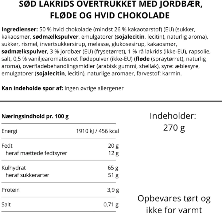 Lakrids by Bülow - Strawberry & Cream (Stor)