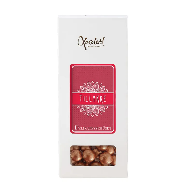 Lakridser med karamel-chokolade i æske - vælg variant