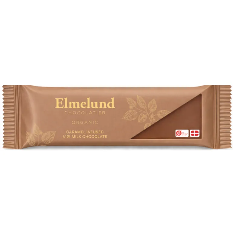 Lille chokoladebar med karamelsmag