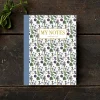 Noteshæfte | Blå blomstermønster