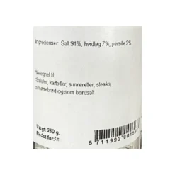 Persille/hvidløg salt i kværn - Hr. Skov