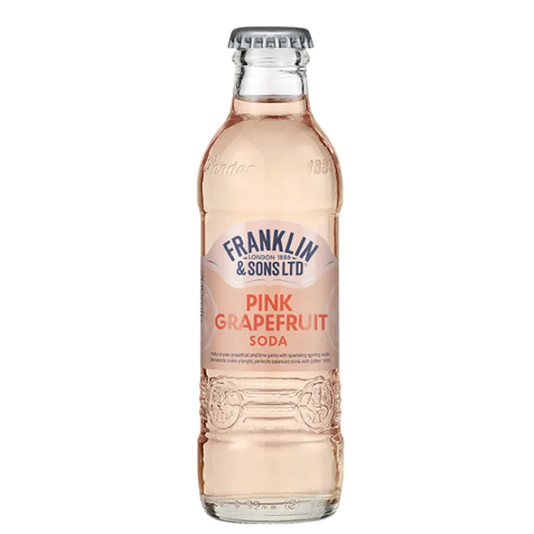 Pink Grapefruit Soda, Franklin & Sons