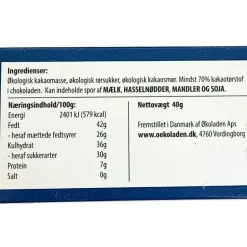 Pålægschokolade, mørk