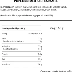 Popcorn med saltkaramel, No Crap