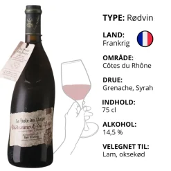 Rødvin, Brotte la fiole du Pape - Châteauneuf-du-Pape (Frankrig)