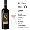 Rødvin, Feudo Bizantini 8 Limited Edition (Italien)