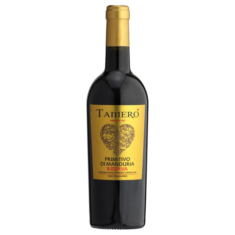 Rødvin, Tamero - Primitivo di Manduria Riserva (Italien)