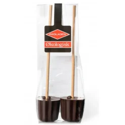 Rørepinde til varm kakao, mørk chokolade (økologisk)