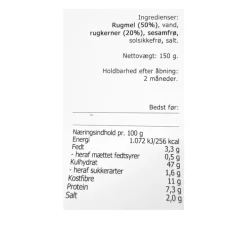Rugbrødschips - KUDSK