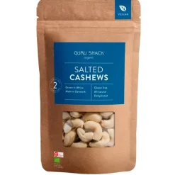 Saltede cashewnødder - Guru snack