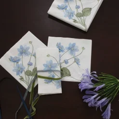 Servietter | Blå Anemone