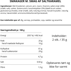 Småkager m. salt-karamel