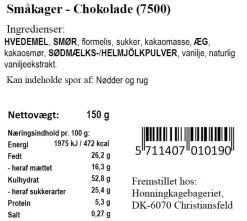 Smørbagte småkager med chokolade fra Xocolatl