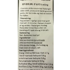 Sort Hvidløgs Pasta, Pastariget Bornholm