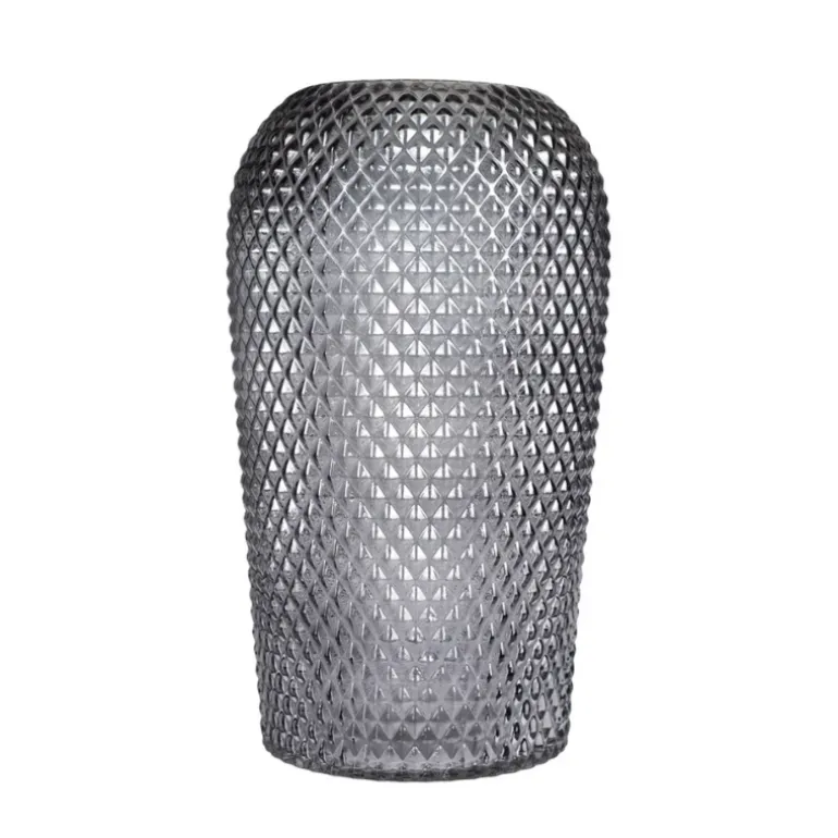 Stor Glasvase - Silo Grey