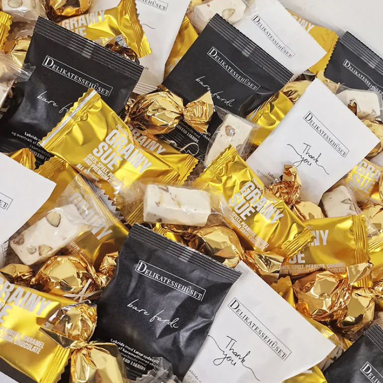 Stor 'guld' gavekurv, når du skal sige tak
