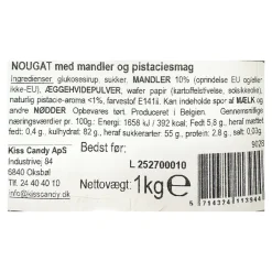 STORKØB, Fransk Nougat med pistacie - Bites (78 stk.)