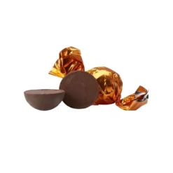 STORKØB 1 kg Cocoture Chokoladekugler | Mørk chokolade med kakaocreme - orange
