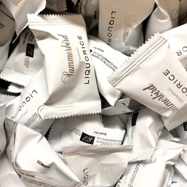 STORKØB, Liqourice Truffle flowpack, Summerbird (200 stk.)