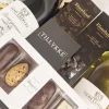 Tillykke' gavekurv med Bourgogne vin, nødder & chokolade