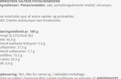 Tørristede saltede pistacienødder