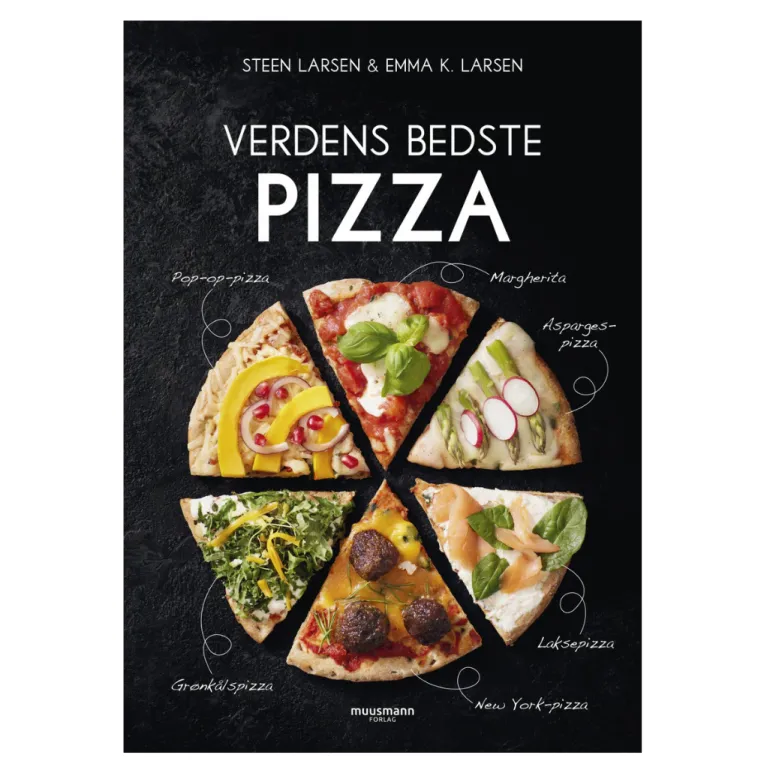 Valentinsgave til ham - Bog 'Verdens bedste pizza' - inkl. gaveindpakning
