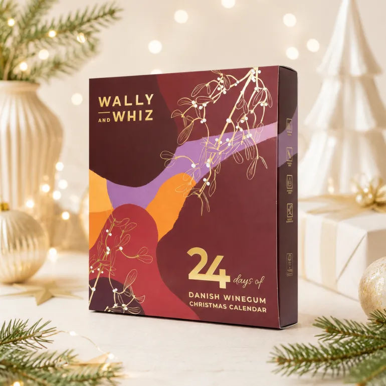 Vingummi Julekalender Rød 2026 - Wally & Whiz