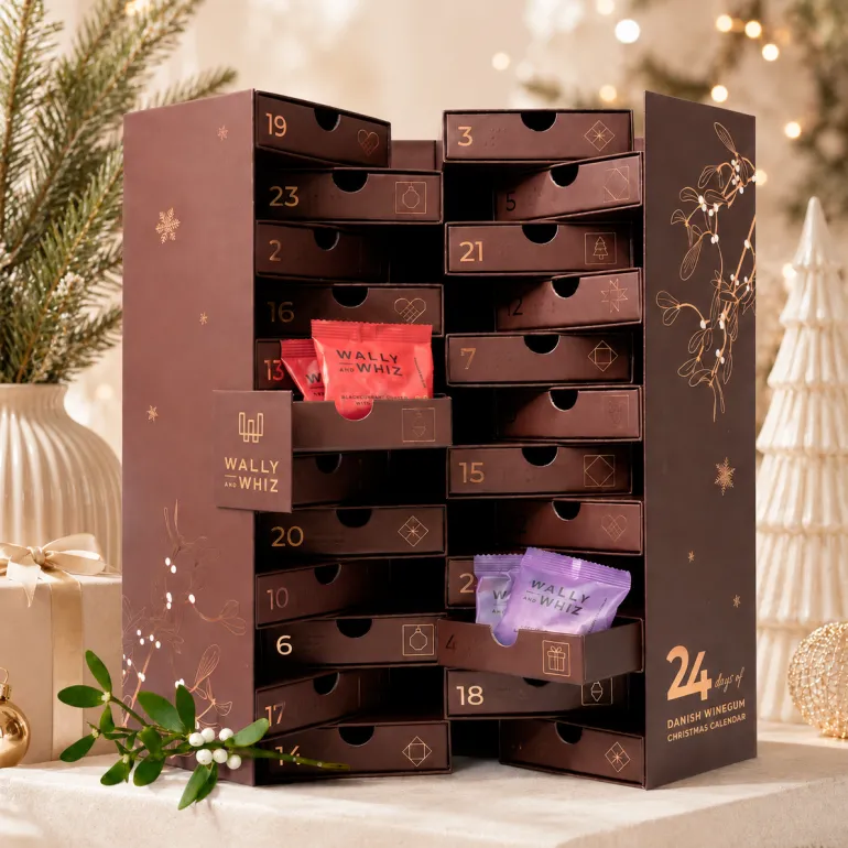 Vingummi Julekalender SHARING (2 pers.) 2026 - Wally & Whiz