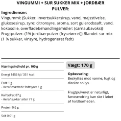 Vingummi m. Jordbær - Box The Original