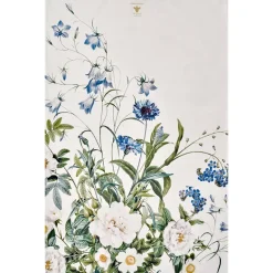 Viskestykke | Blue Flower Garden | økologisk bomuld
