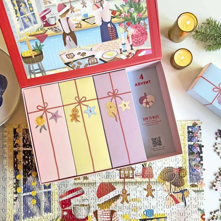 VISSEVASSE julekalender - Adventskalender med puslespil