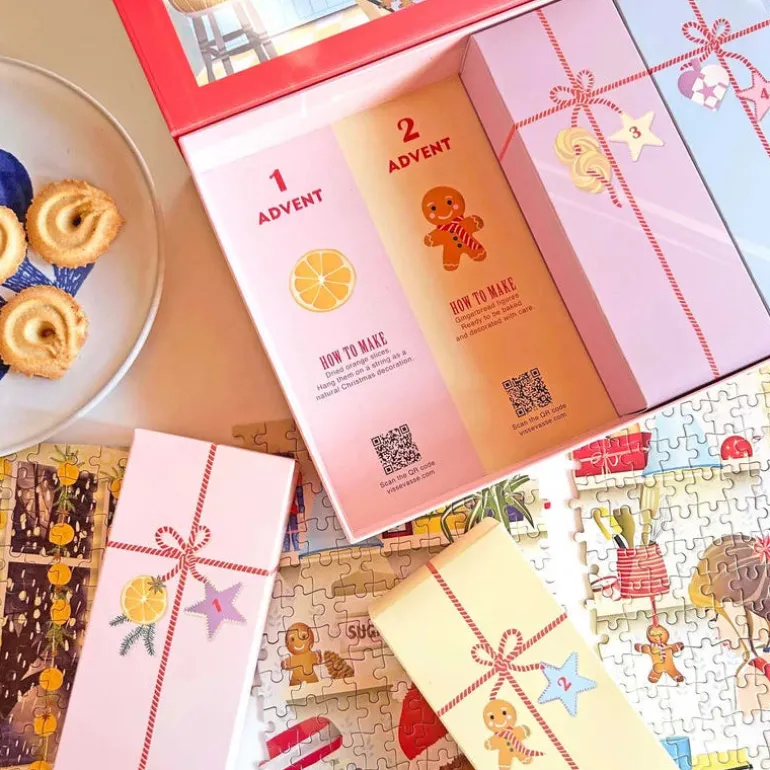 VISSEVASSE julekalender - Adventskalender med puslespil