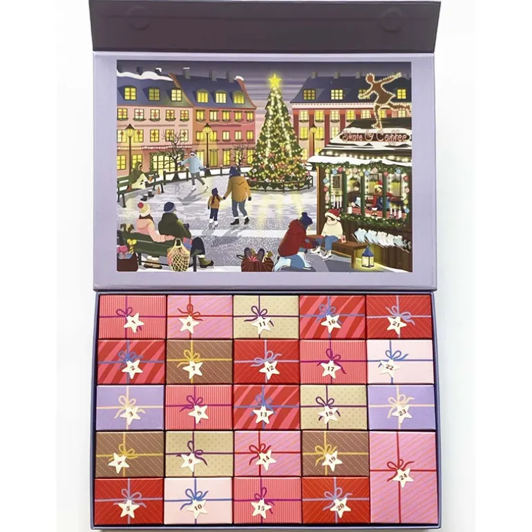 VISSEVASSE julekalender - 24 æsker med puslespil