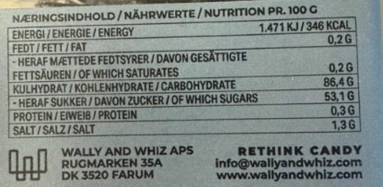 Wally & Whiz Lakrids - med salmiak