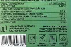 Wally & Whiz vingummi - Lime m. syrlig citron
