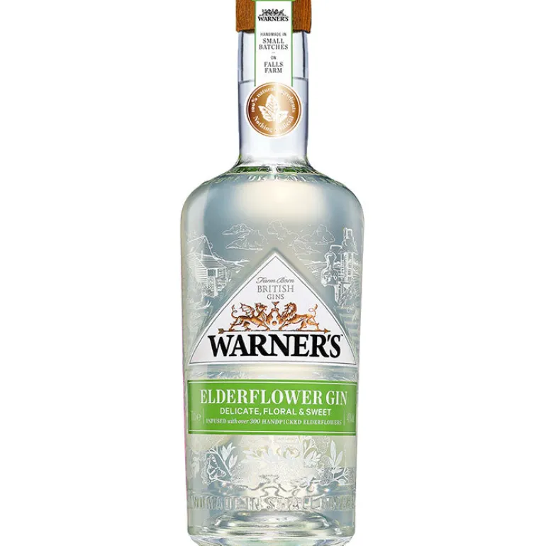 Warner's Elderflower Gin, 70 cl