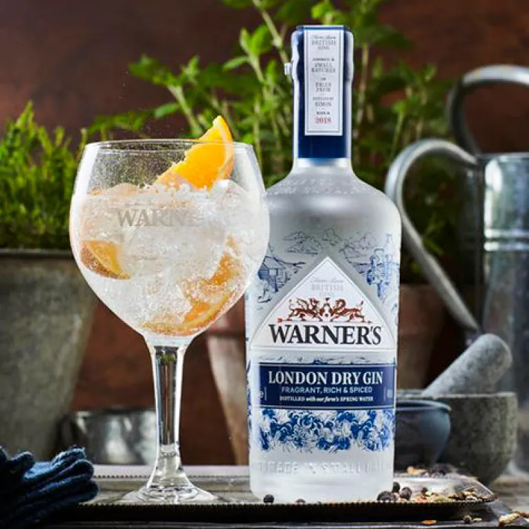 Warner's London Dry Gin, 70 cl